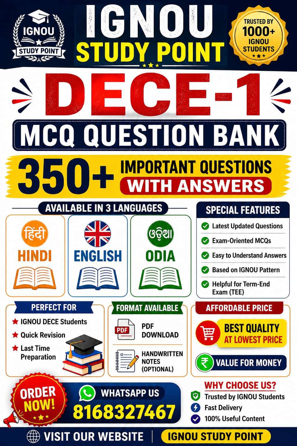 DECE 1 350+ MOST IMPORTANT QUESTION 2026