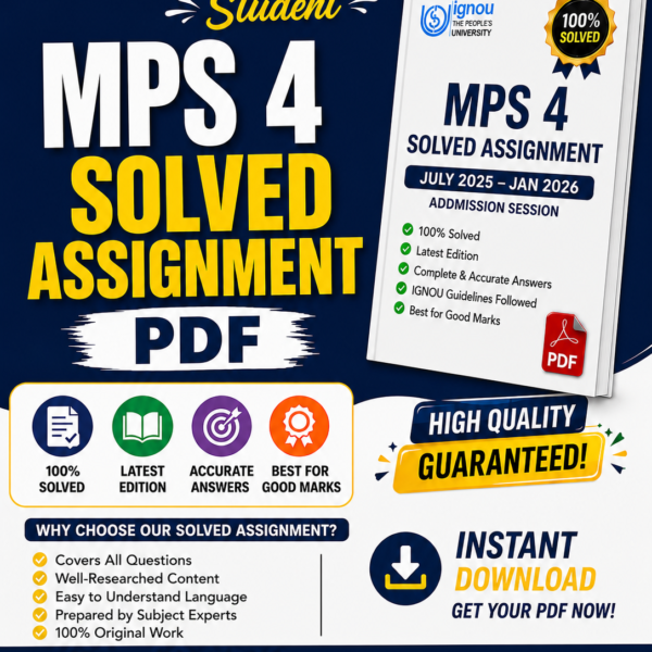 MPS 4 HINDI ASSIGNMENT 2025-26