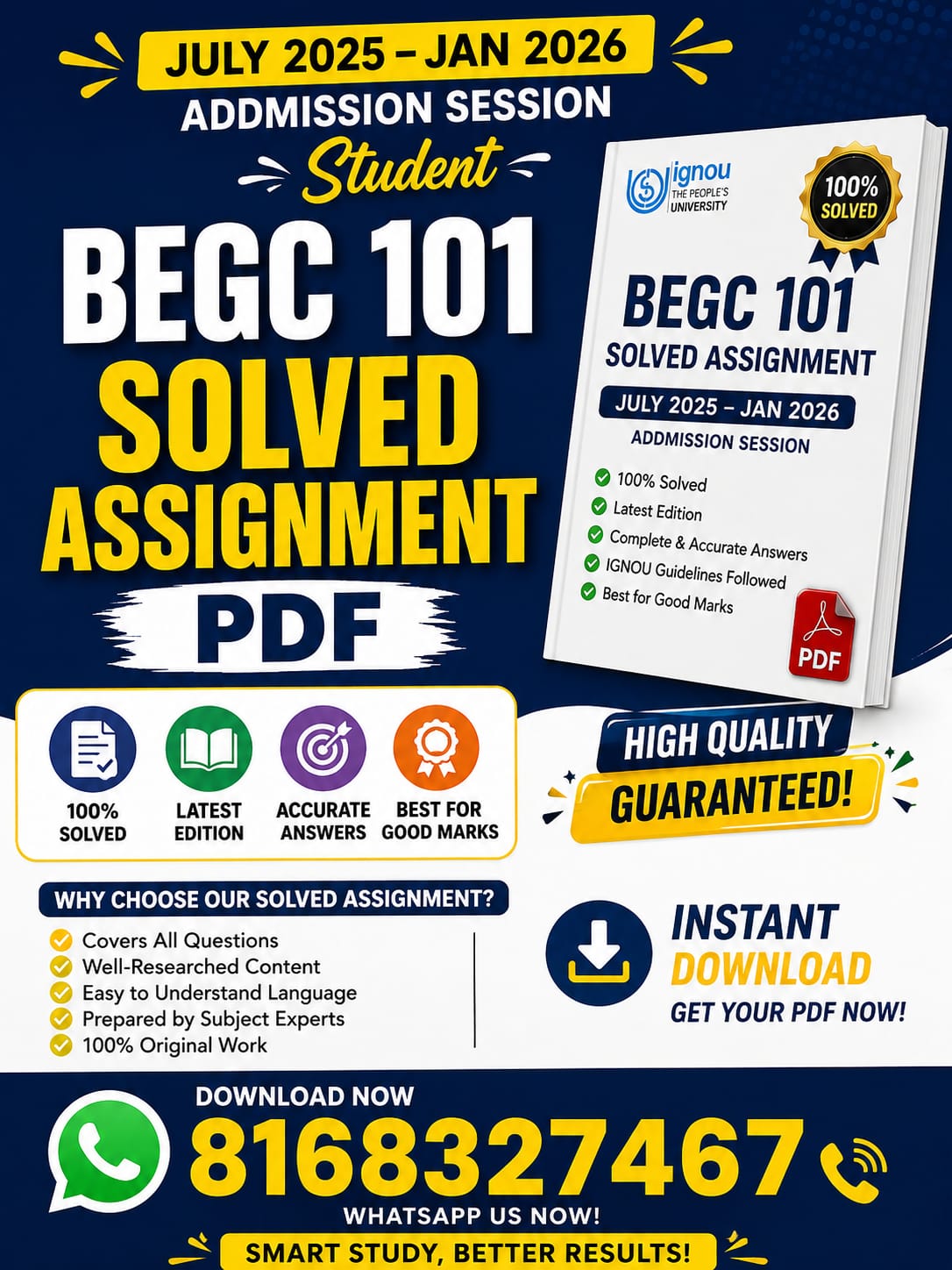 BEGC 101 ASSIGNMENT 2025-26