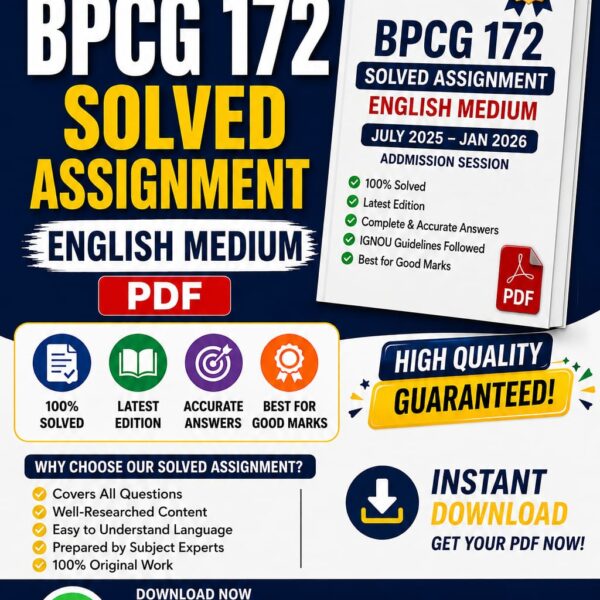 BPCG 171 EM SOLVED ASSIGNMENT 2025-26